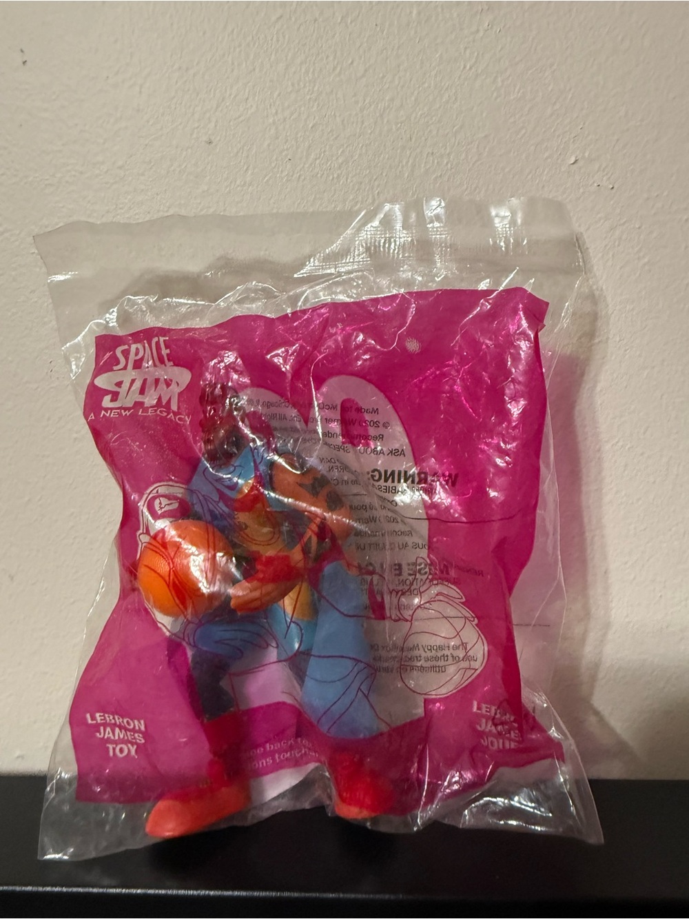 2021 McDonald’s Space Jam A New Legacy LeBron James Happy Meal Toy Sealed